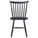 Hollyoak - Windsor Wood Dining Side Chair (Set of 2) - Black - Simple Home Plus