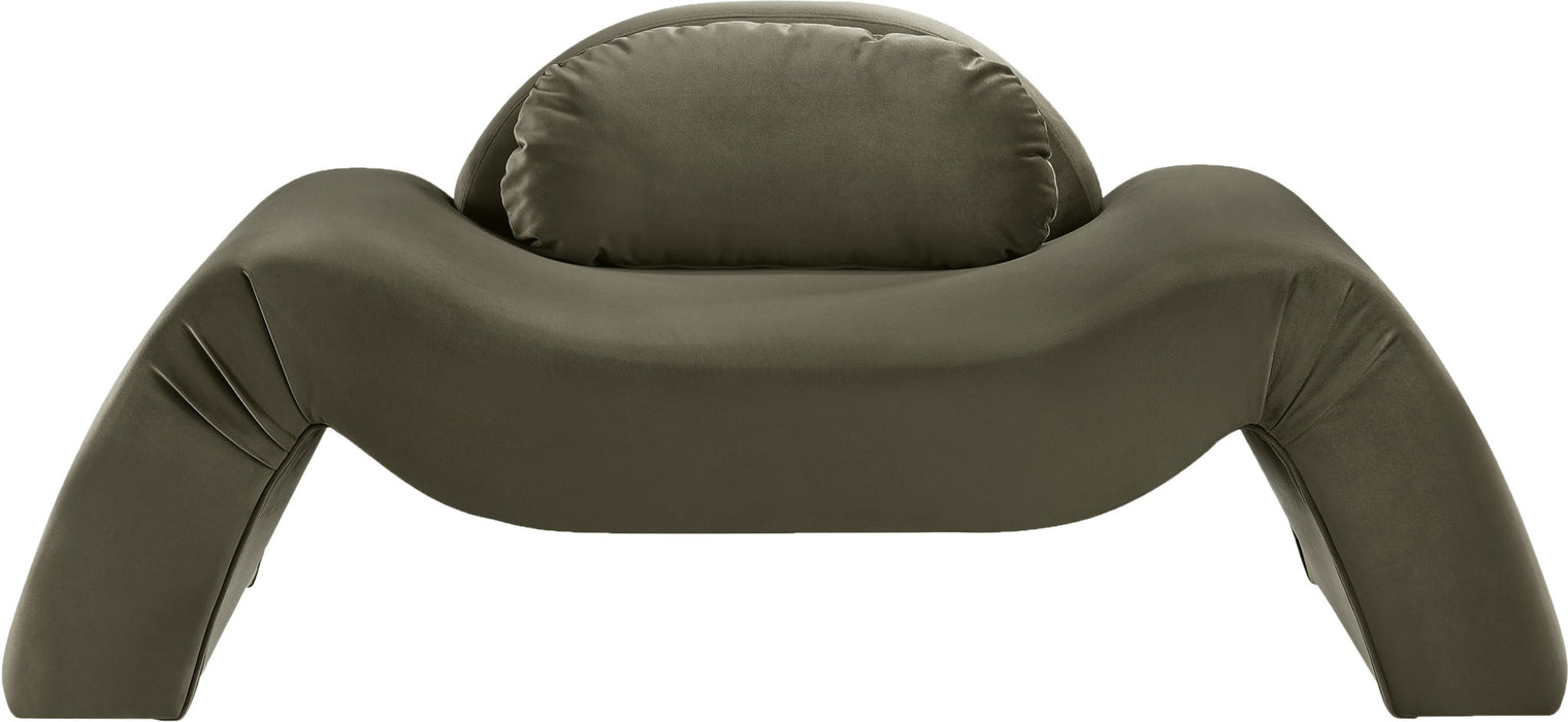 Austin - Velvet Accent Chair - Simple Home Plus