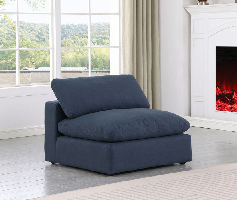 Comfy - Linen Armless Chair - Simple Home Plus