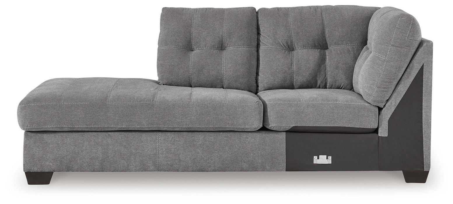Marleton - Laf Corner Chaise - Gray - Simple Home Plus
