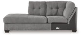 Marleton - Laf Corner Chaise - Gray - Simple Home Plus