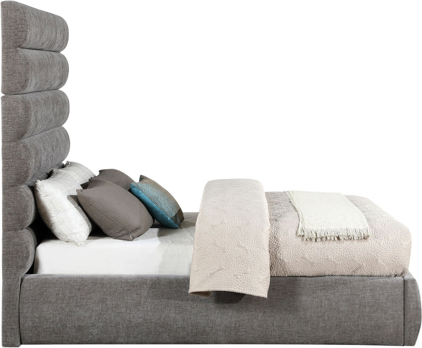 Adam - Chenille Fabric Bed With 70.5" Headboard - Simple Home Plus