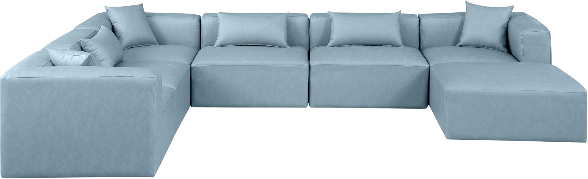 Cube - 7 Piece Modular Sectional - Simple Home Plus