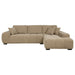 Octavia - Upholstered Sectional Chaise Sofa - Simple Home Plus