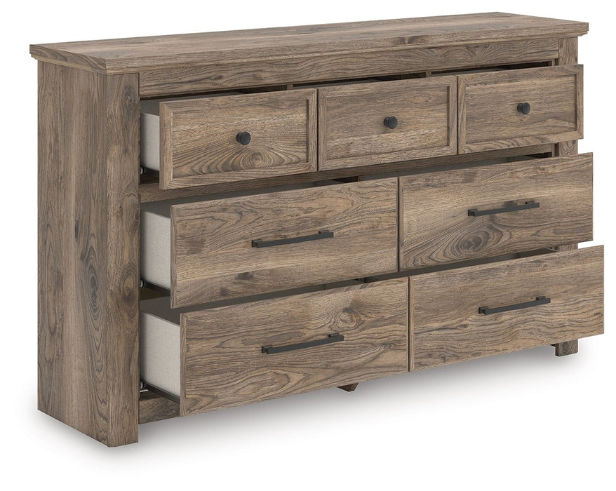 Rusticott - Seven Drawer Dresser - Simple Home Plus