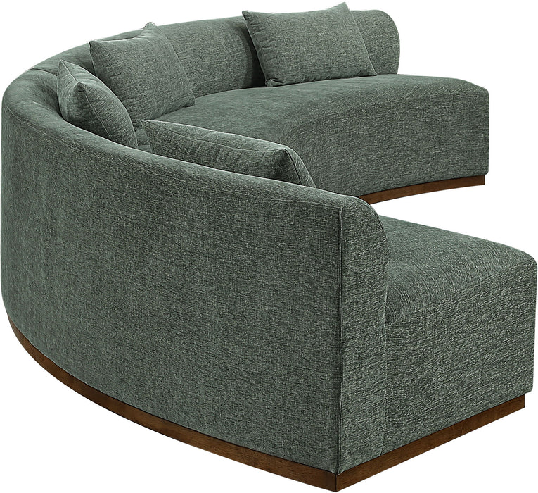 Avanti - 182.5" Chenille Fabric Upholstered 2 Piece Modular Sectional - Simple Home Plus