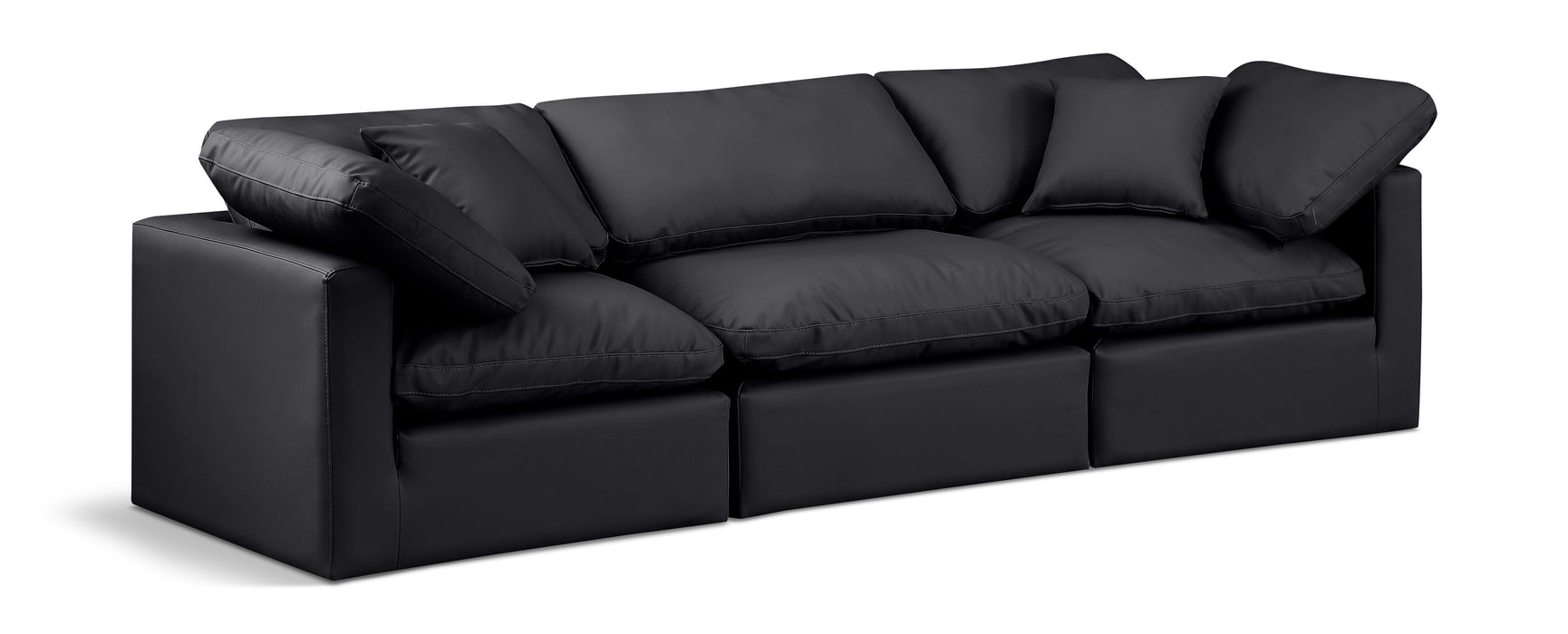 Indulge - Faux Leather 3 Seat Modular Sofa - Simple Home Plus