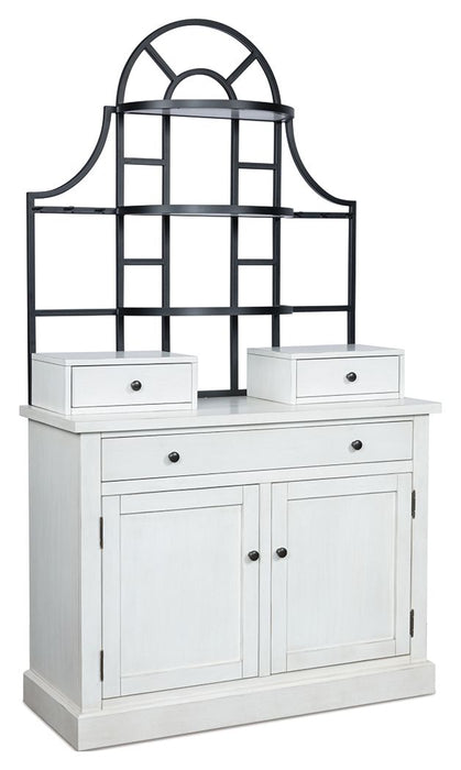 Greddinton - White - Baker's Rack - Simple Home Plus