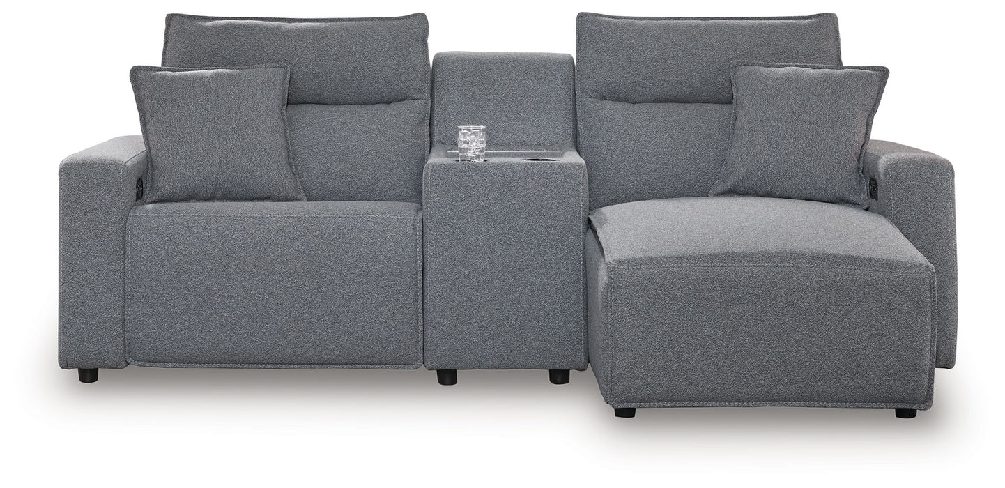 ModMax II - Salt And Pepper - Reclining Sectional - Simple Home Plus