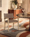Avon - Vegan Leather Dining Arm Chair - Simple Home Plus