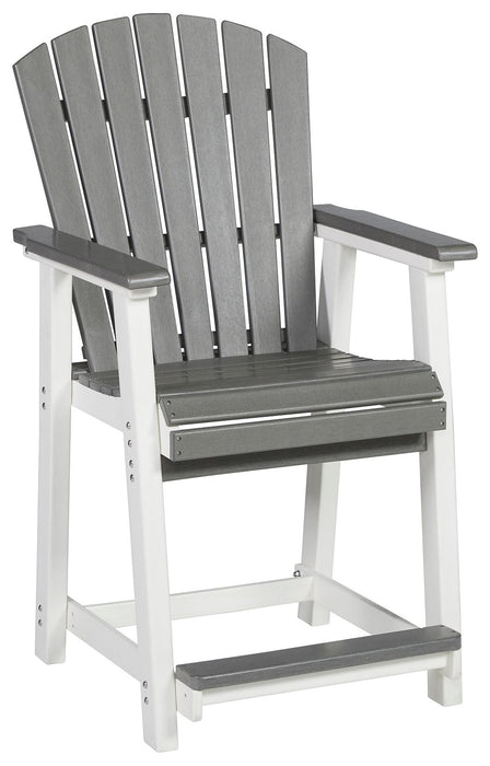 Transville - Gray / White - Barstool (Set of 2) - Simple Home Plus