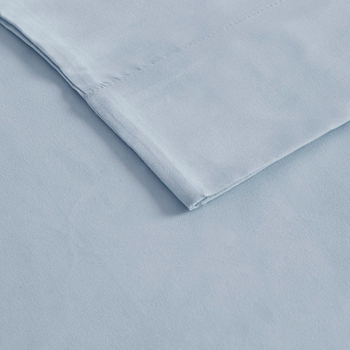 Queen All Season Moisture Wicking Lightweight Sheet Set - Blue - Simple Home Plus