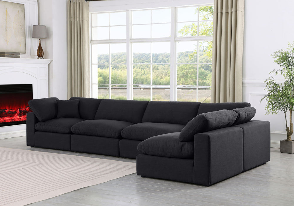 Comfy - 5 Piece Linen Modular Sectional - Simple Home Plus