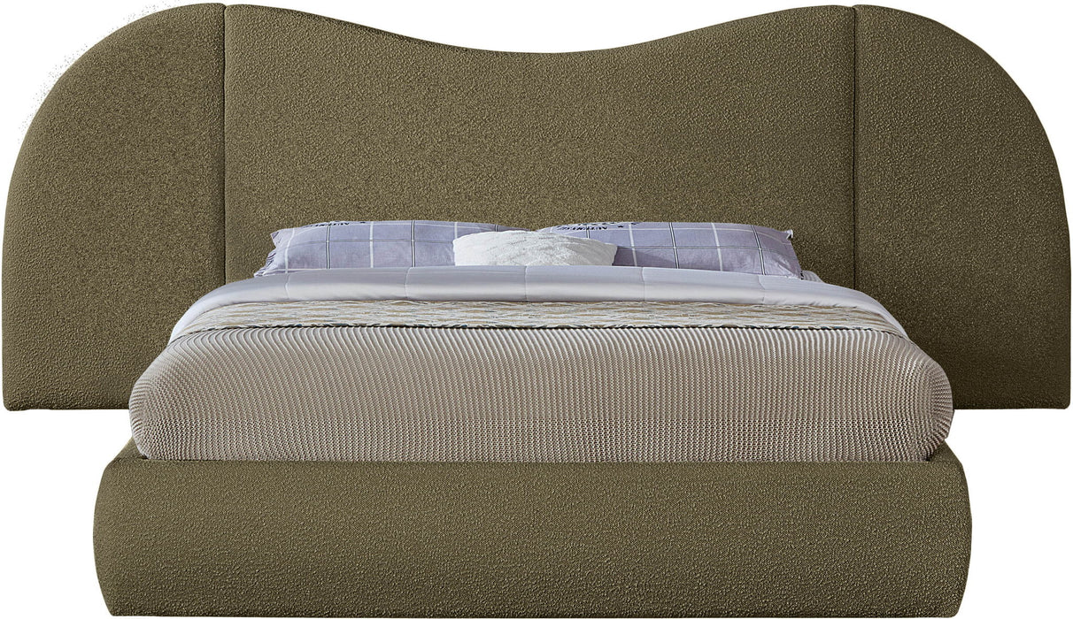 Everest - Boucle Fabric Bed - Simple Home Plus