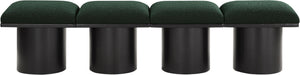 Pavilion - 4 Piece Modular Bench With Black Base - Simple Home Plus