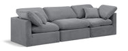 Indulge - Velvet 3 Seat Modular Sofa - Simple Home Plus
