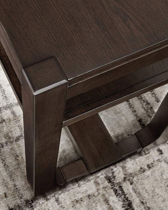 Breckington - Dark Brown - Sofa Table - Simple Home Plus