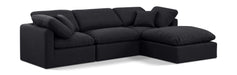 Indulge - Linen 4 Piece Modular Sectional With Chaise - Simple Home Plus