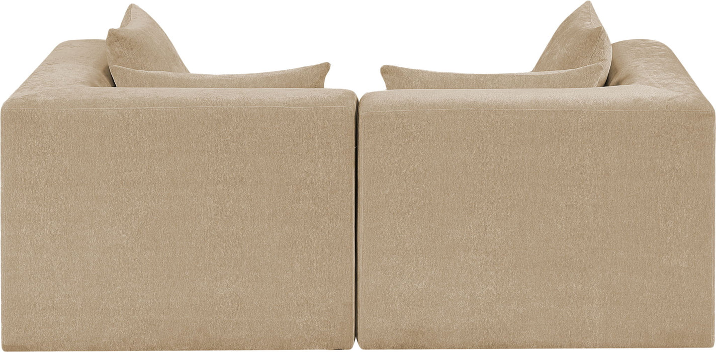 Stellar - 2 Piece 76" Upholstered Modular Loveseat - Simple Home Plus