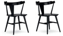 Gretlynn - Black - Dining Room Side Chair (Set of 2) - Simple Home Plus