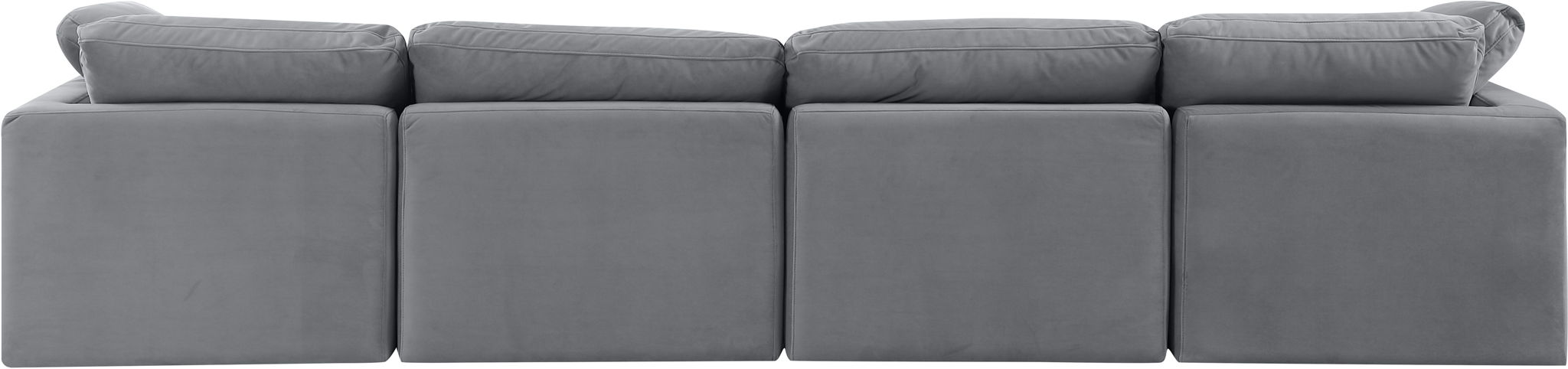 Indulge - Velvet 4 Seat Modular Sofa - Simple Home Plus