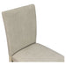 Fiona - Upholstered Dining Chair With Turned Wood Legs (Set of 2) - Light Gray - Simple Home Plus