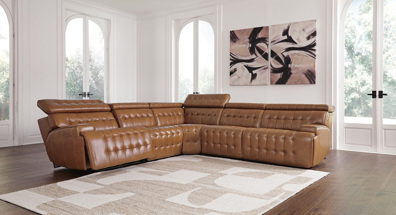 Temmpton - Power Reclining Sectional - Simple Home Plus