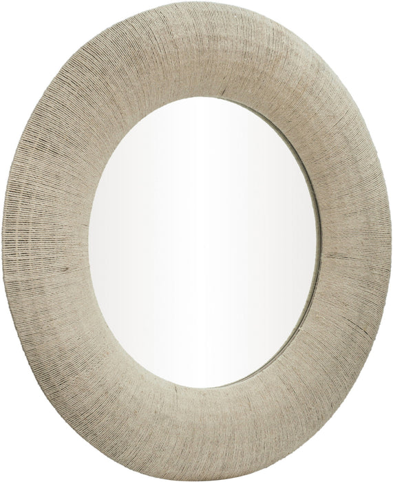 Meadow - Round Jute Rope Framed Mirror - Simple Home Plus
