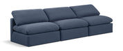 Indulge - Linen 3 Seat Modular Armless Sofa - Simple Home Plus