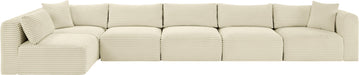 Shaggy - 6 Piece Modular Sectional - Simple Home Plus