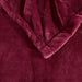 Heated Plush - Twin Blanket - Red - Simple Home Plus