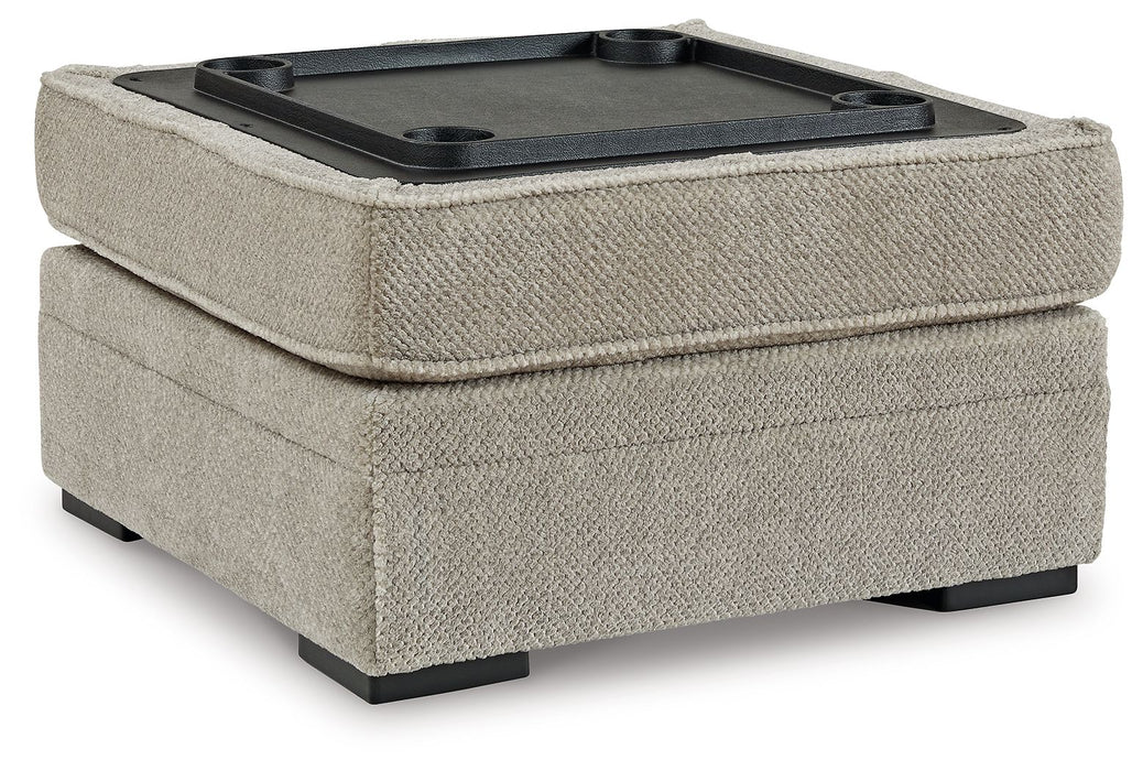 Calnita - Sisal - Ottoman With Storage - Simple Home Plus