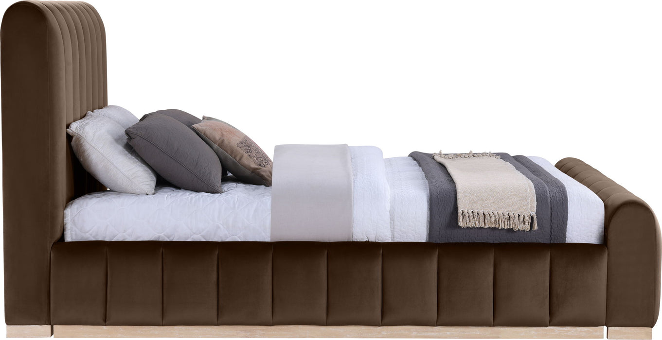 Amara - Velvet Bed - Simple Home Plus