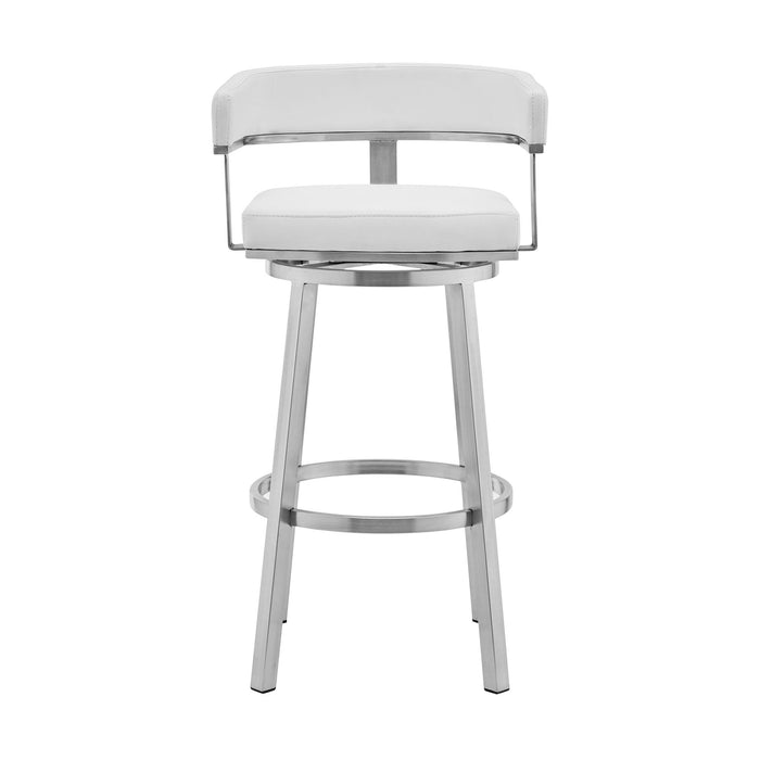 Lorin - Stainless Steel Swivel Bar Stool - Simple Home Plus