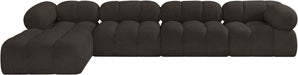 Ames - 5 Piece Fabric Modular Sectional - Simple Home Plus