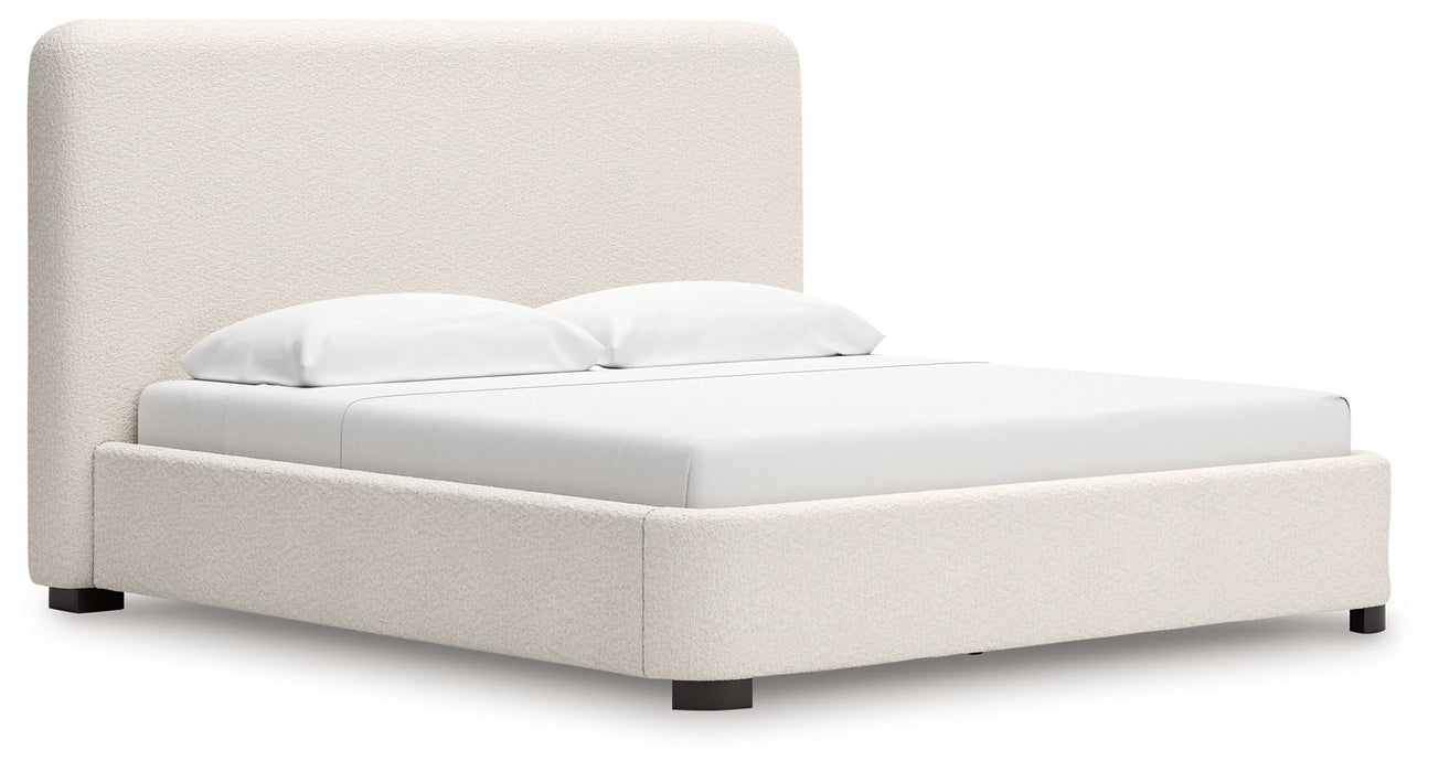 Brintstreet - Beige - King Upholstered Bed - Simple Home Plus