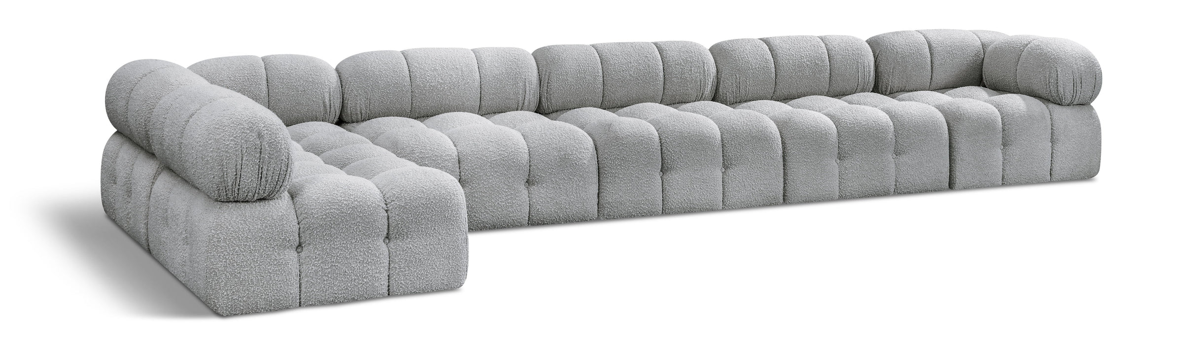 Ames - 6 Piece Modular L-Shaped Sectional - Simple Home Plus