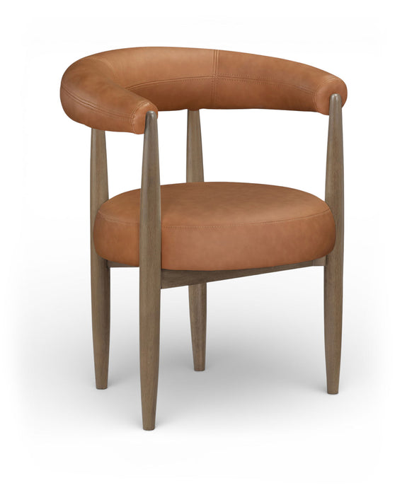 Sable - Vegan Leather Upholstered Dining Chair (Set of 2) - Brown Base - Simple Home Plus
