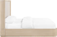 Tiberio - Textured Fabric Bed - Simple Home Plus