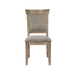 Oliver - Dining Side Chair (Set of 2) - Natural / Gray - Simple Home Plus