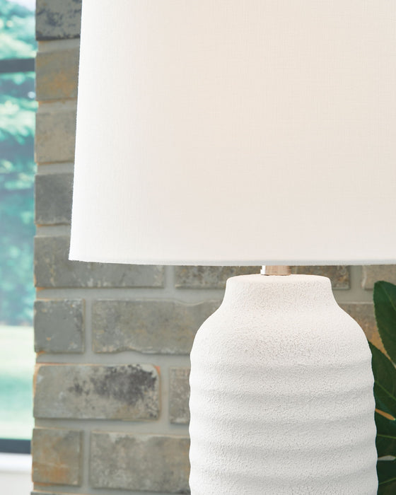 Vauville - Poly Table Lamp (Set of 2) - White - Simple Home Plus