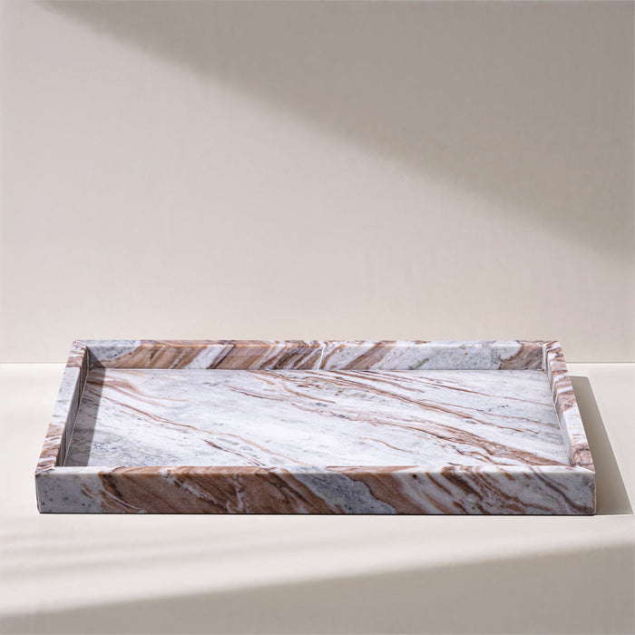 Barletta - Marble Rectangular Tray - Simple Home Plus