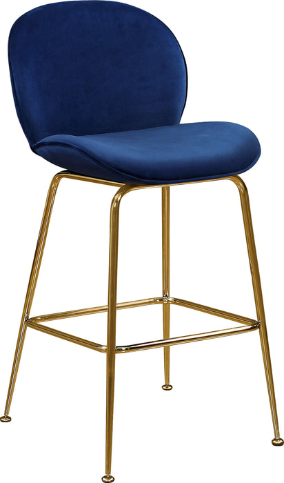 Paris - Stool with Gold Legs (Set of 2) - Simple Home Plus