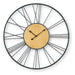 Brockett - Wall Clock - Black / Natural - Simple Home Plus
