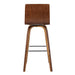Vienna - 26" Swivel Counter Stool - Walnut Wood - Simple Home Plus