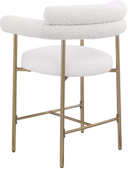 Blake - Counter Stool With Bronze Legs (Set of 2) - Simple Home Plus