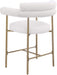 Blake - Counter Stool With Bronze Legs (Set of 2) - Simple Home Plus