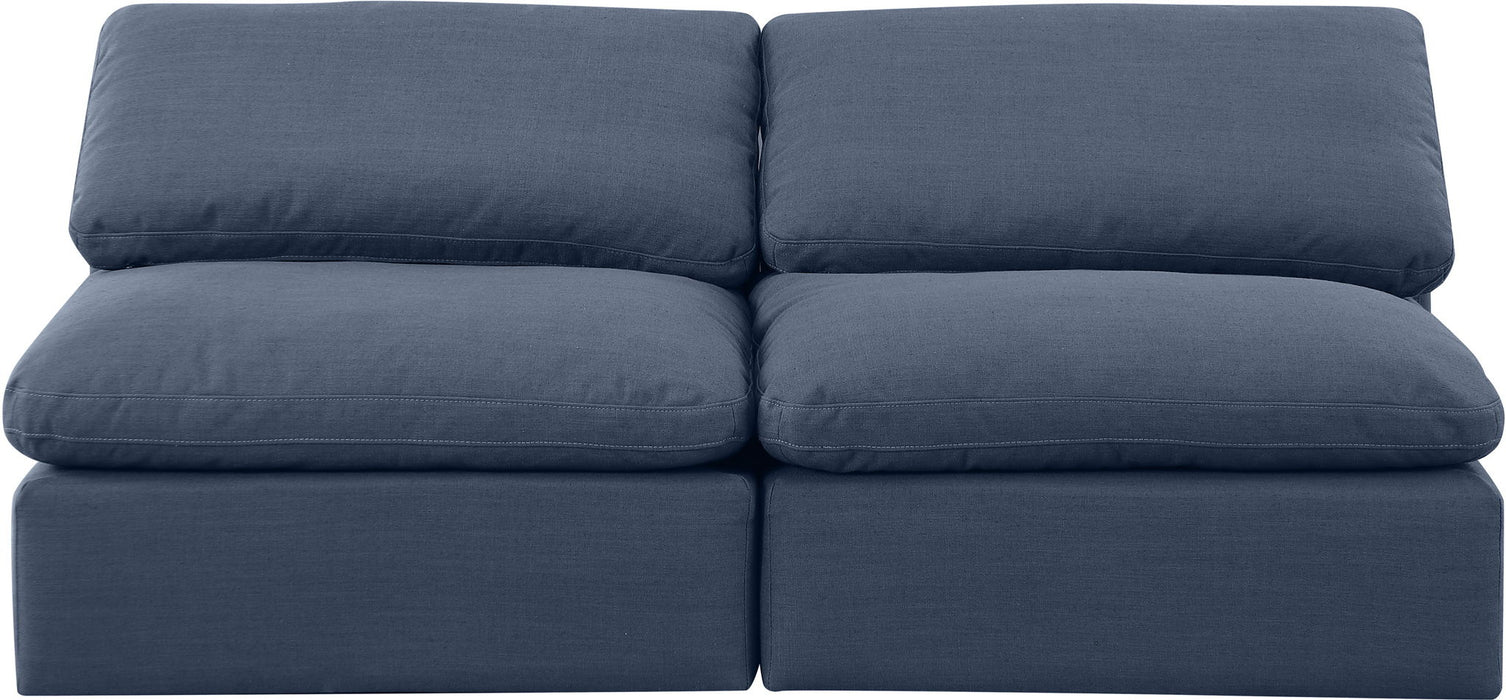 Indulge - Linen 2 Seat Modular Armless Sofa - Simple Home Plus