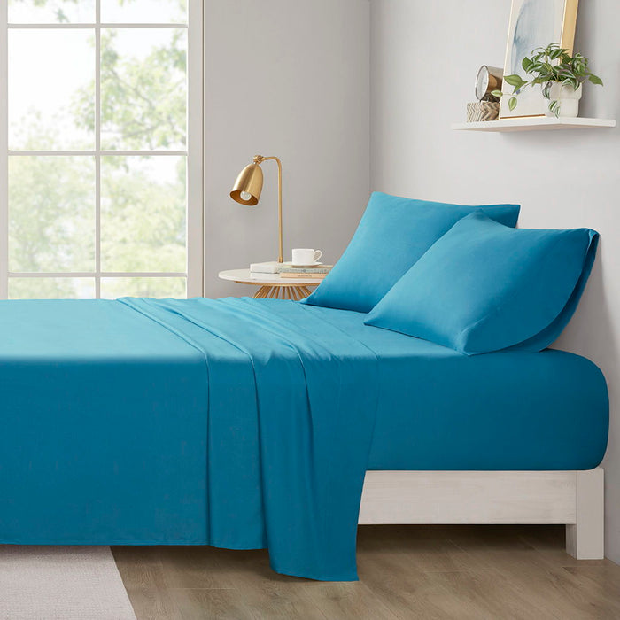 Twin Long All Season Wrinkle Free Sheet Set - Teal - Simple Home Plus