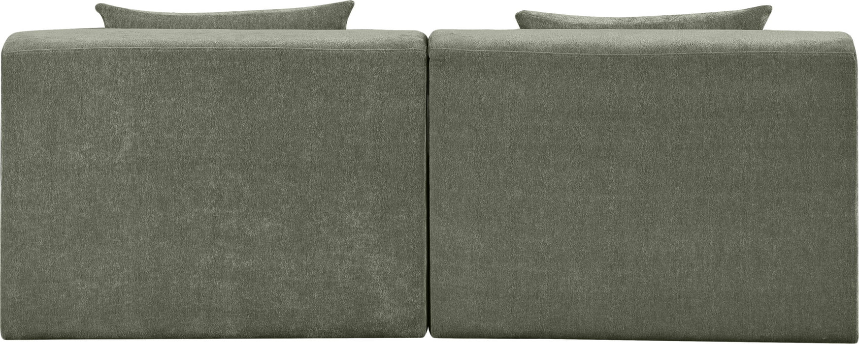 Stellar - 2 Piece 76" Upholstered Modular Armless Loveseat - Simple Home Plus